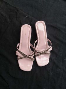 Lavender Cross Strap Sandals💗