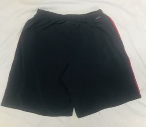 Black Nike Dri-Fit Shorts With Red Line compressio