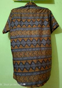 Men Geometric Print Casual Shirt