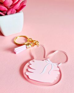 Customized Bunny Keychain