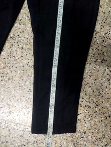 Black Casual Trouser For Mens