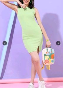 Chic Green Bodycon Dress