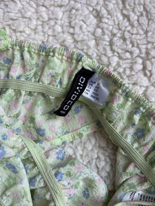 Floral Ruched Crop Top