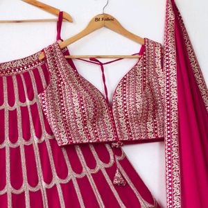 Pink LeHenga choli