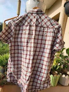 Mufti Checkered Casual Shirt