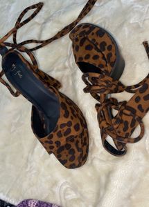 Leopard Print Heels - Size 41