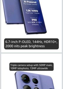 mototrola Edge 50 pro 12gb Ram &amp; 256gb Rom.