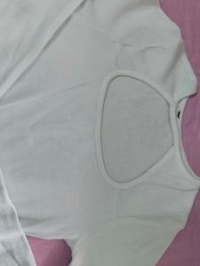 Cutout Long Sleeve Top