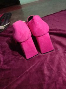 Pink Platform Boots