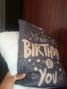 Happy Birthday Pillow &amp; Cover✨🤍