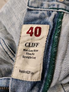 Ma2248 BASICS JEANS Waist 40 inches