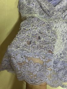 lace Lilac top with beautiful work