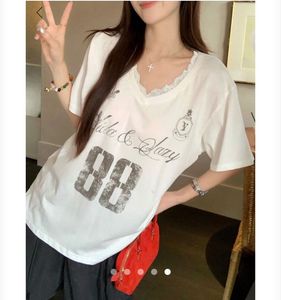 Savana Lace Trimmed Tee