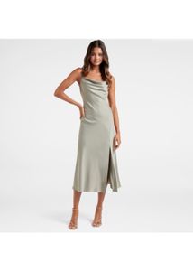 Forever New Opal Bias Cowl SatinMidi Dress
