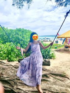 floral beach maxi dress