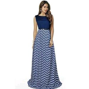 Chic Chevron Maxi Dress