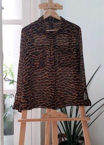 Massimo Dutti animal print shirt