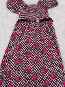 Floral Print Top with belt ,each 299 only