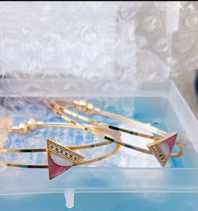 Brass crystal Gold-Plated Bangles- pack of 2