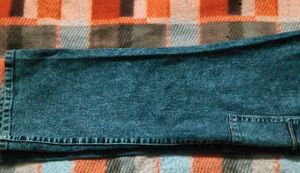 Trendy Acid Wash Cargo Jeans