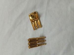 Matte Golden Finish 3 Combo Earrings Collections