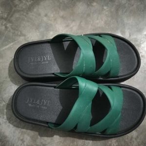 Green JYL&JYL Flats & Sandals
