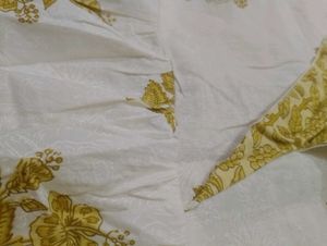 Floral Print White Dress