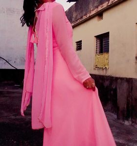 Pink Anarkali Suit