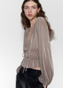 Zara Pleated Blouse 👚