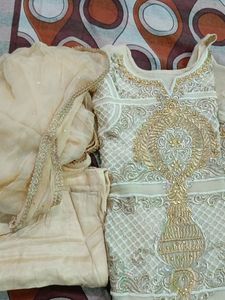 Golden Kurta Set 3pc