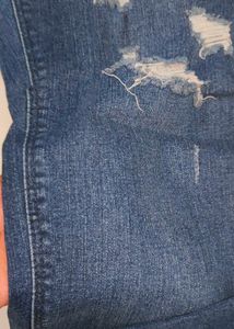 Ripped Bootcut Jeans