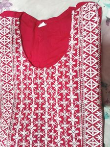 Rose Pink Kurta With Mirrors💖