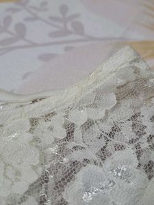 Elegant White Lace Mini Dress