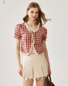 Savana Vintage Tie Up Top