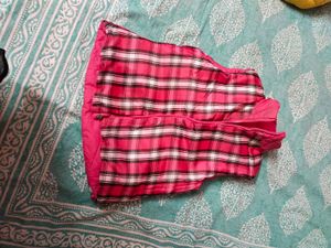 Pink double side jacket unisex