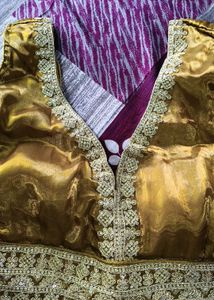 Gold Embellished Blouse💗✨