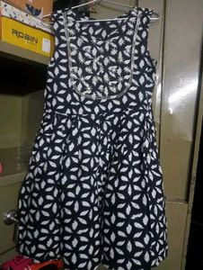 Black &amp; White Kurta Set