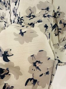 Floral Peplum Top – RARE (Size S)