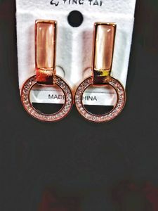 Beautiful Stone Work Korean Styled Earrings