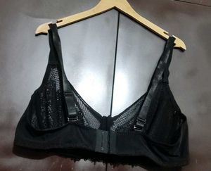 Black ⚫ Net Floral Bra For 42 Bust