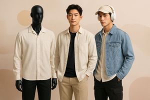 DJ&amp;C Look Famous Cream White Shirt