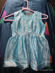 Cute Blue Party Dress