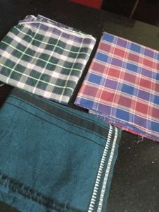 Combo Of Assorted Dhotis - Traditional Style
