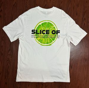 HM White Graphic Tee - Slice Of