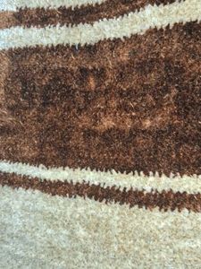 Brown Striped Rug
