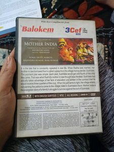 Mother India Movie Cd