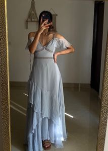 Zamaria Maxi Dress in Tropical Toile Print
