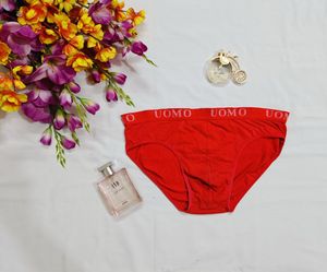 Red UOMO Briefs