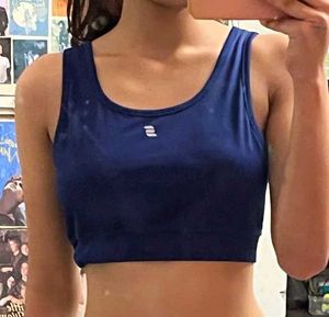 Blue Sports Bra From Symactive
