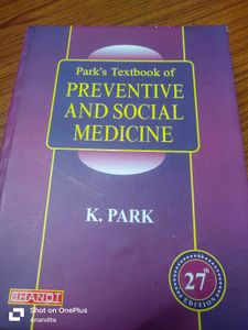 Park's Textbook of Preventive and Social Medicine